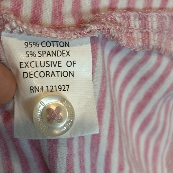 Johnnie-O Dante Raspberry Pink White Stripe Pocket Polo Short Sleeve Shirt M - Picture 7 of 8